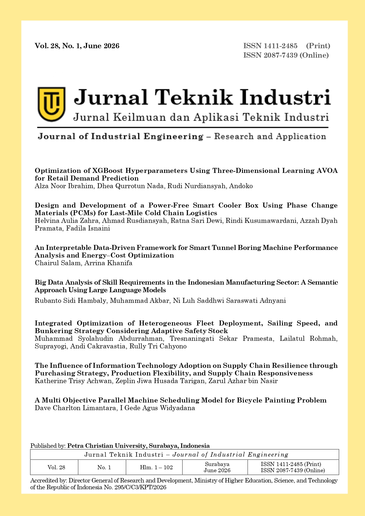 					View Vol. 28 No. 1 (2026): June 2026
				